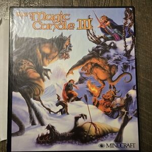 Magic Candle 3 iii empty big box lord of the rings heroes of might and magic ii